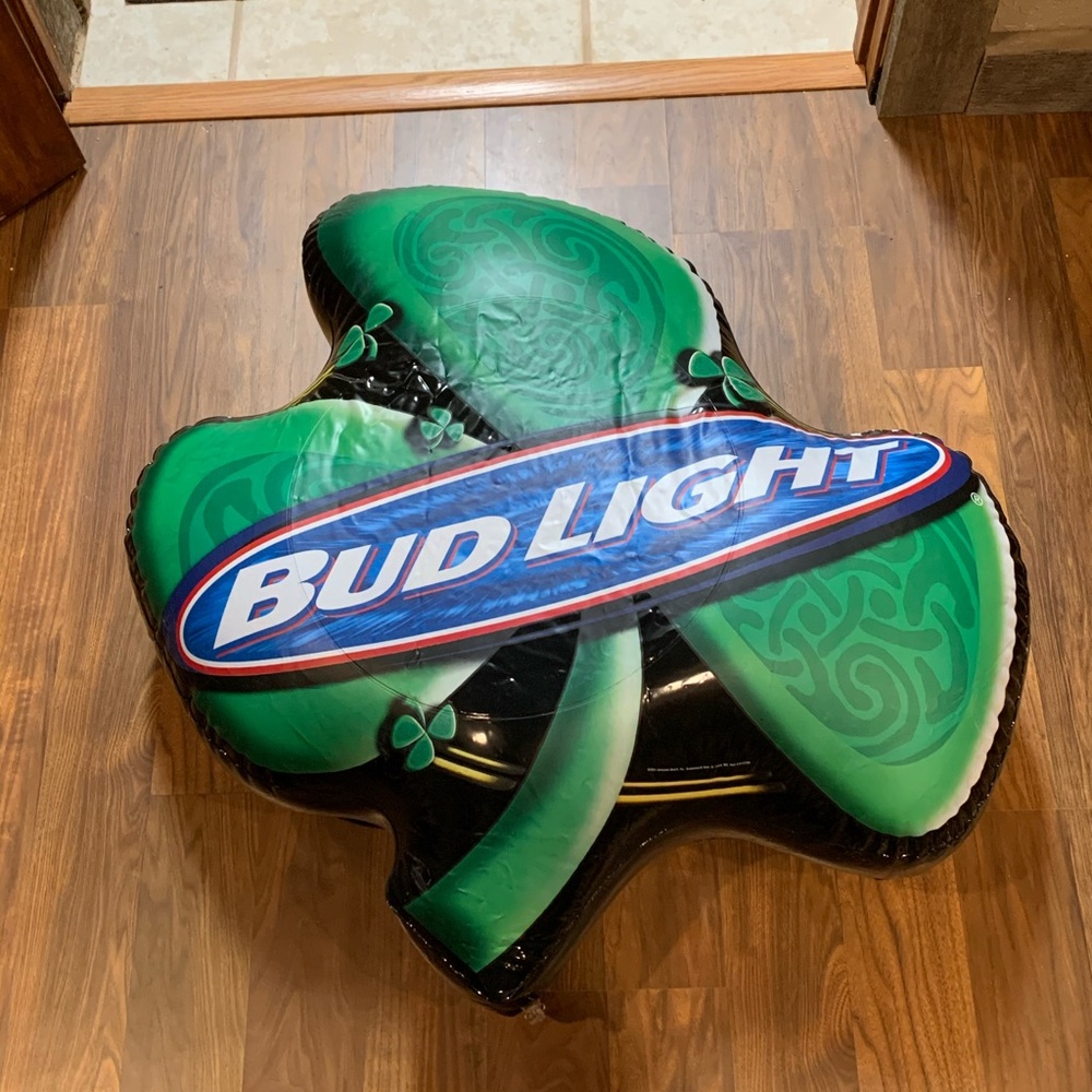 Bud light/ Budweiser blow up shamrock